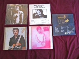 Bruce Springsteen LP Fan Club Lot ( 5 x 2 LpS )