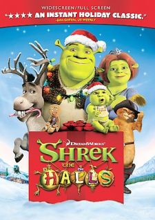 Shrek The Halls DVD, 2008, Donkey Plush Toy Included