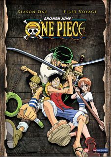 One Piece   Season 1  Vol. 1 First Voyage DVD, 2008, 2 Disc Set, Uncut 