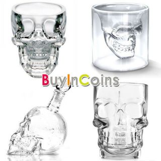 Home Bar Crystal Skull Head Vodka Shot Glass Cup Drinking Ware