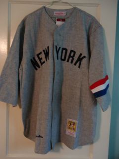   authentic 1918 New York Yankees Mitchell and Ness wool baseball jersey