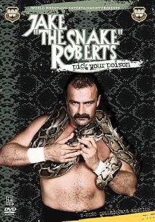 WWE   Jake The Snake Roberts Pick Your Poison DVD, 2005, 2 Disc Set 