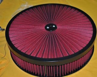14 Extreme Super Flow Breather Air 3 Filter Kit 14x3 Washable Red