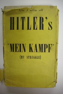1939 BRITISH MEIN KAMPF *Adolf Hitler *WWII *Holocaust
