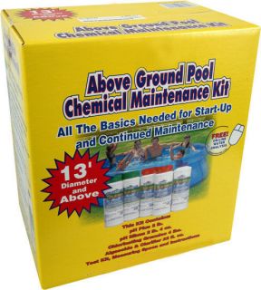 Above Ground Pool Chemical Maintenance Kit