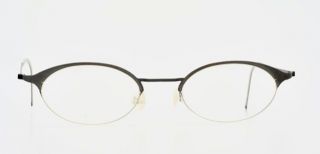 LINDBERG strip titanium silver grey oval design eyeglasses/ Denmark 
