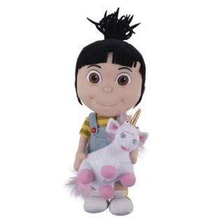 Despicable Me Agnes Holding Unicorn Plush Universal Studios Ride 