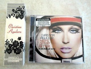 Christina Aguilera 1 oz EDP and CD Keeps Getting Better NEW Sealed
