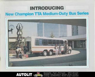 1980 1985 ? Ford Chevrolet Champion TTA Airport 13 29 Pass Shuttle Bus 