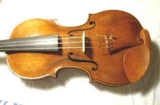 German violin by CARL WILHELM GLAESEL, Adorf, 1779