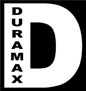   Vinyl Decal   Duramax D diesel truck chevy chevrolet fun sticker smoke
