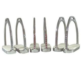 Coronet Fillis Stirrup Irons with Pads and Bling 4 1 2