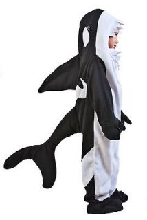Childs Kids Killer Whale Halloween Holiday Costume Party 2 4T & Large 
