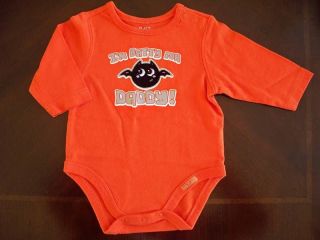 Childrens Place Im Batty for Daddy Orange Halloween Onesie Costume 0 