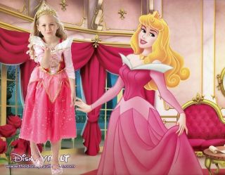 Disney Sparkle Princess Aurora Sleeping Beauty BNIP 3 8yo fancy dress 