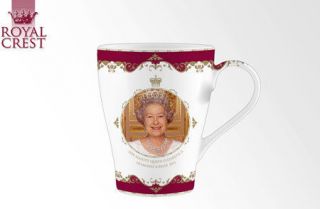   LP18040 Her Majesty Queen Elizabeth II Diamond Jubilee 2012 China Mug