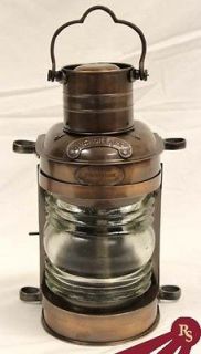 15 BRASS CARGO LANTERN   Ship Lamp   ANTIQUE FINISH