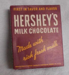 Hersheys Milk Chocolate Bar Brown Paper Retail Carton