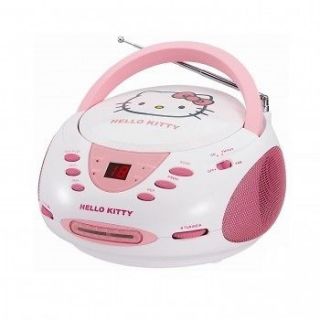 NEW HELLO KITTY KIDS GIRLS iPOD iPHONE  CD PLAYER AM/ FM RADIO 