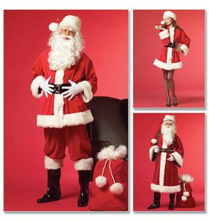   Sewing Pattern M5550 Misses/Mens Santa/Father Christmas Suit Costumes