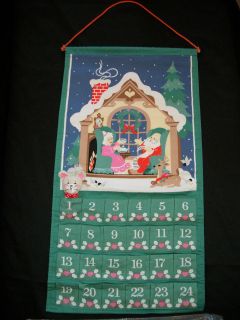 1987 Avon Countdown to Christmas Advent Calendar with the Mouse MIP