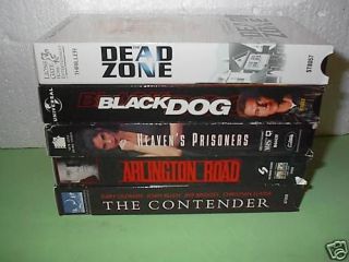 Lot 5 VHS Videos Adult Action/Suspens​e/Mystery Swayze