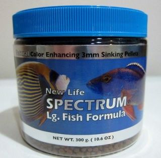 New Life Spectrum Lg. fish Formula 3mm Sinking Pellet 300 gms + free 