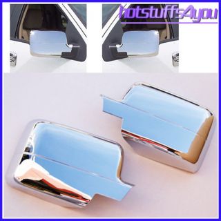 04 05 06 07 08 Ford F150 Pickup Truck Chrome Door Mirror Covers