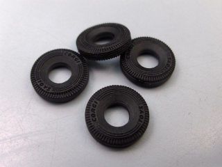 CORGI rubber TIRES   12mm square tread black CORGI TOYS   MINIs