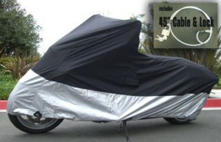 BMW K1200 GT Motorcycle Covers. w/Cable & Lock. XL