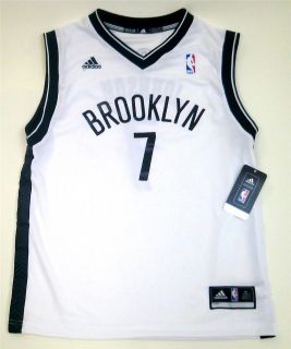 NBA Adidas Brooklyn Nets Joe Johnson Youth Revolution 30 White Home 