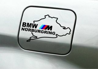 BMW M NURBURGRING M3 M5 M6 E60 E46 Fuel Tank Door Decal sticker 