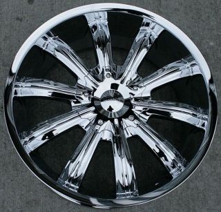 22 inch Incubu chrome wheels rims Honda Accord CRV