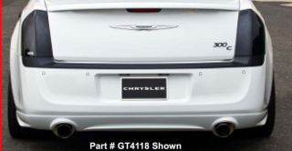 2011 2012 Chrysler 300 300C GTS Acrylic Smoke Taillight Covers 