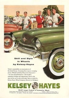 1955 Kelsey Hayes Automotive Wheels Ad   Tennis