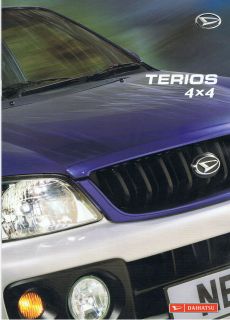 Daihatsu Terios 4x4 range brochure 2003