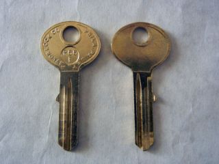 P66E Taylor Lock Co. Key Blank, Fits Puch Moped and  Scooter