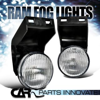  DODGE RAM CLEAR LENS FOG LIGHTS DRIVING BUMPER LAMP (Fits 2001 Dodge