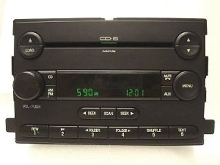2005 2006 2007 FORD Radio F250 F350 Truck AUX 6 Disc Changer  CD 