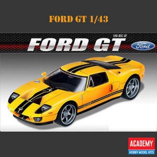 Ford GT 1/43 Academy Model Kit Sports Car Muscle US Decor 