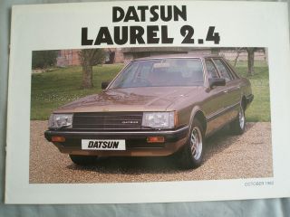 Datsun Laurel 2.4 brochure Oct 1982