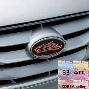 Wolf Grille & Trunk Emblem for Hyundai 07 12 Santa Fe