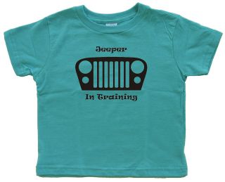 Jeep CJ JEEPER IN TRAINING Kids T Shirt Sizes 2   7