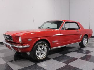 Ford  Mustang N/A C CODE 289 CI, 4 BBL EDELBROCK, HEI, CANDYAPPLE RED 