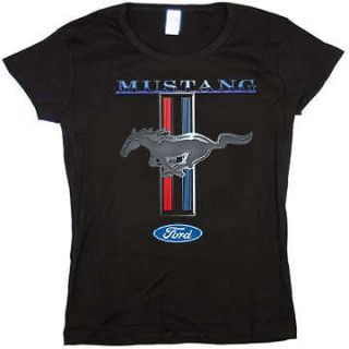 Ford Mustang Symbol Womens T shirt All Sizes & Colors New