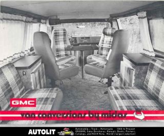 1976 Midas GMC Van Camper Brochure