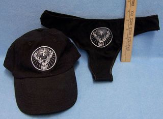  Cap Hat & Jagermeister Bikini Brief Underwear Black Lot of 2