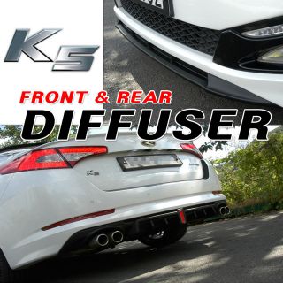   Front Lip Spoiler Bumper DIFFUSER Black matte 2p For 11 Kia Optima K5
