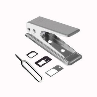 Nano Sim Card Cutter Regular&Micro To Nano For iPhone 5 with 3 