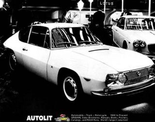 1966 Lancia Fulvia Sport Zagato Factory Photo